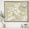 Designart - Dogwood in Spring Neutral - Farmhouse Canvas in Gold Frame